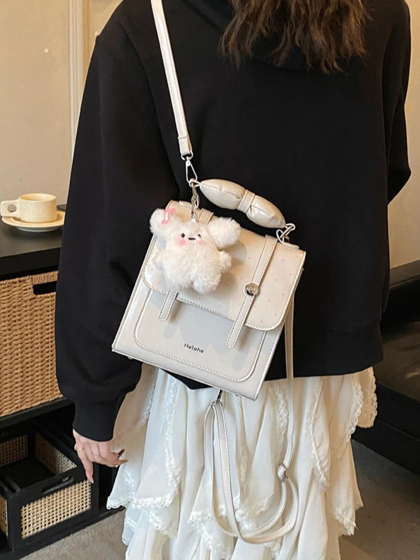 Flap Mini Backpack Bag