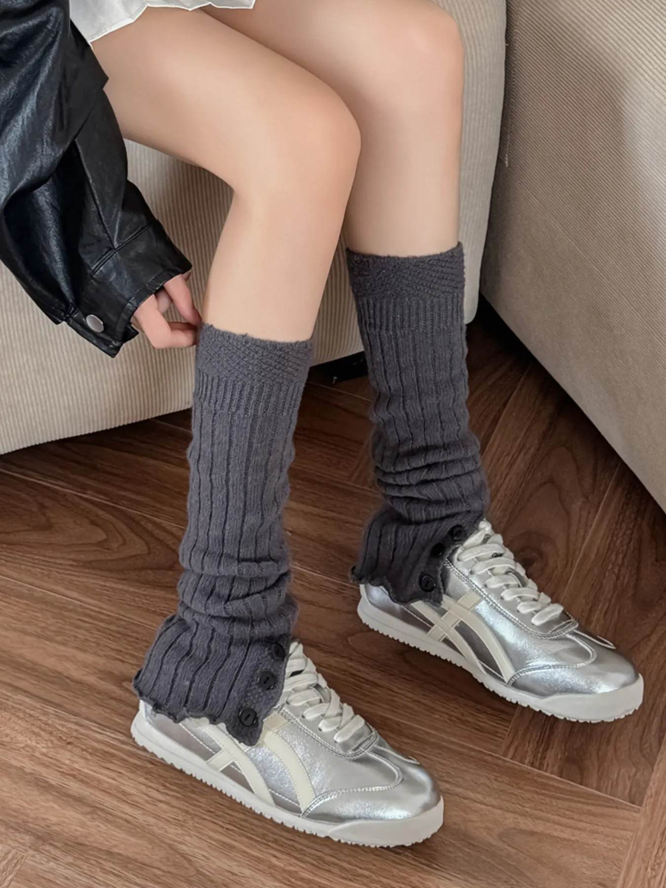 Slouchy Knit Leg Warmers