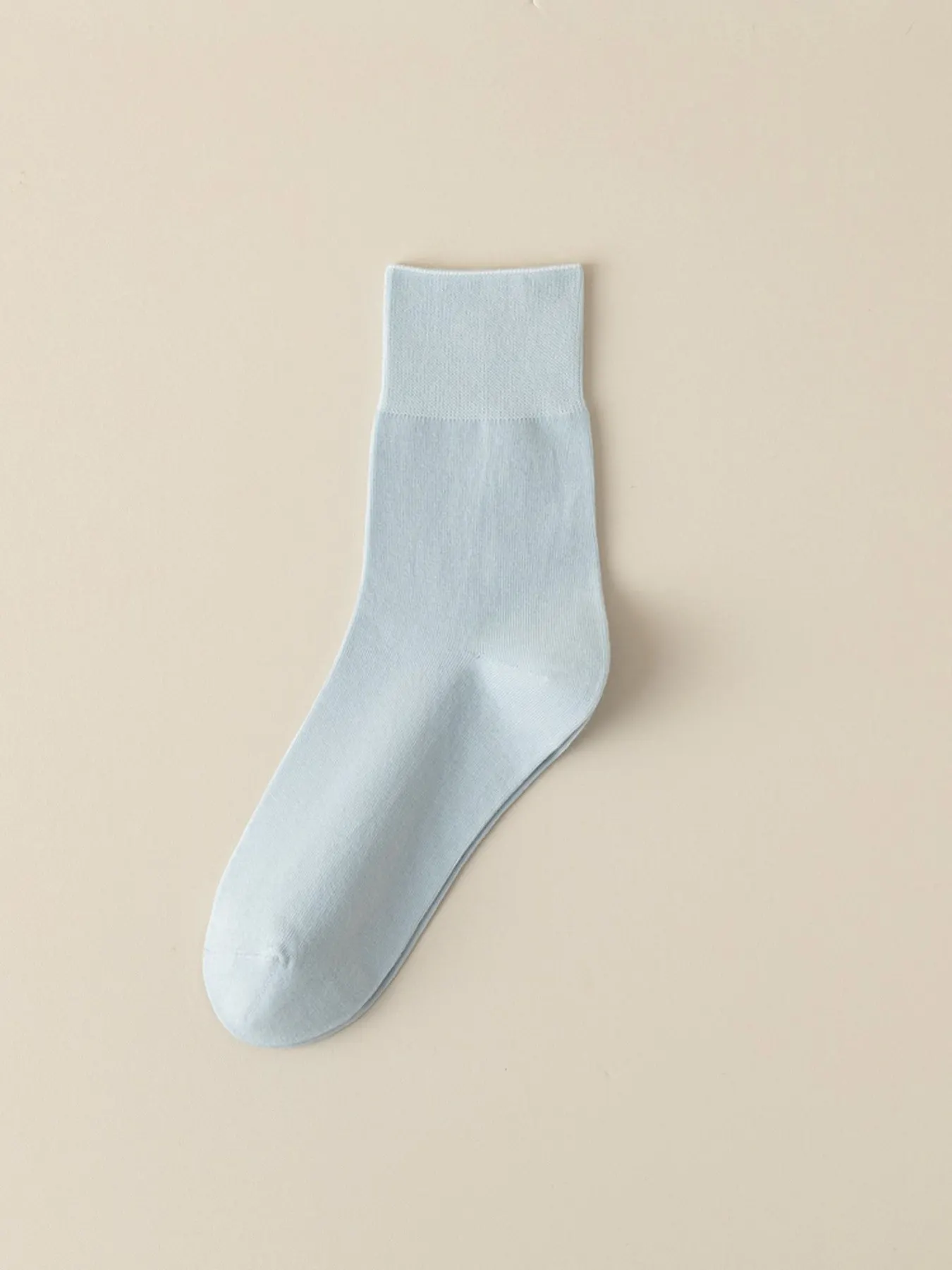 Lightweight Solid Color Socks 1