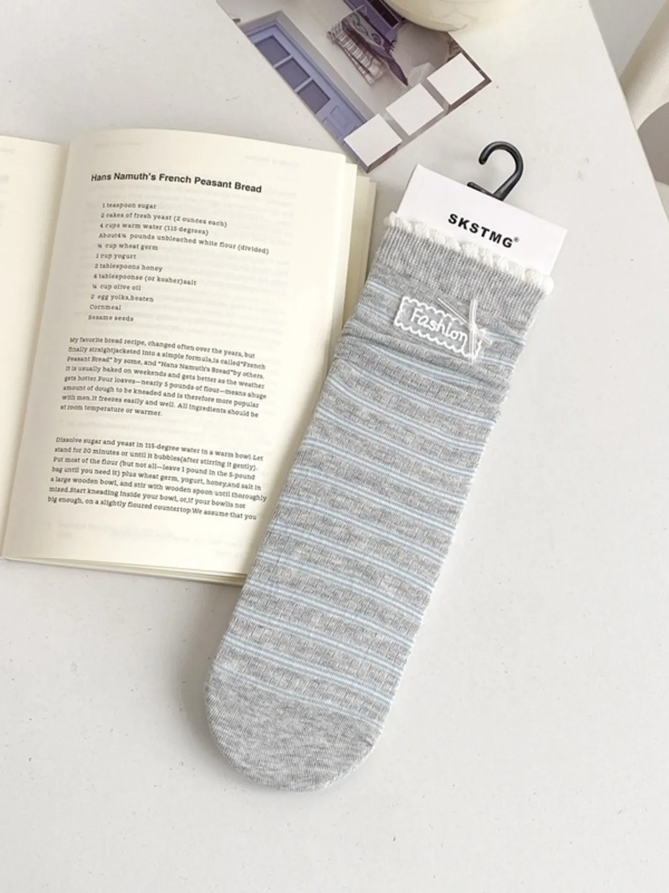 2 Pair Casual Breathable Crew Socks