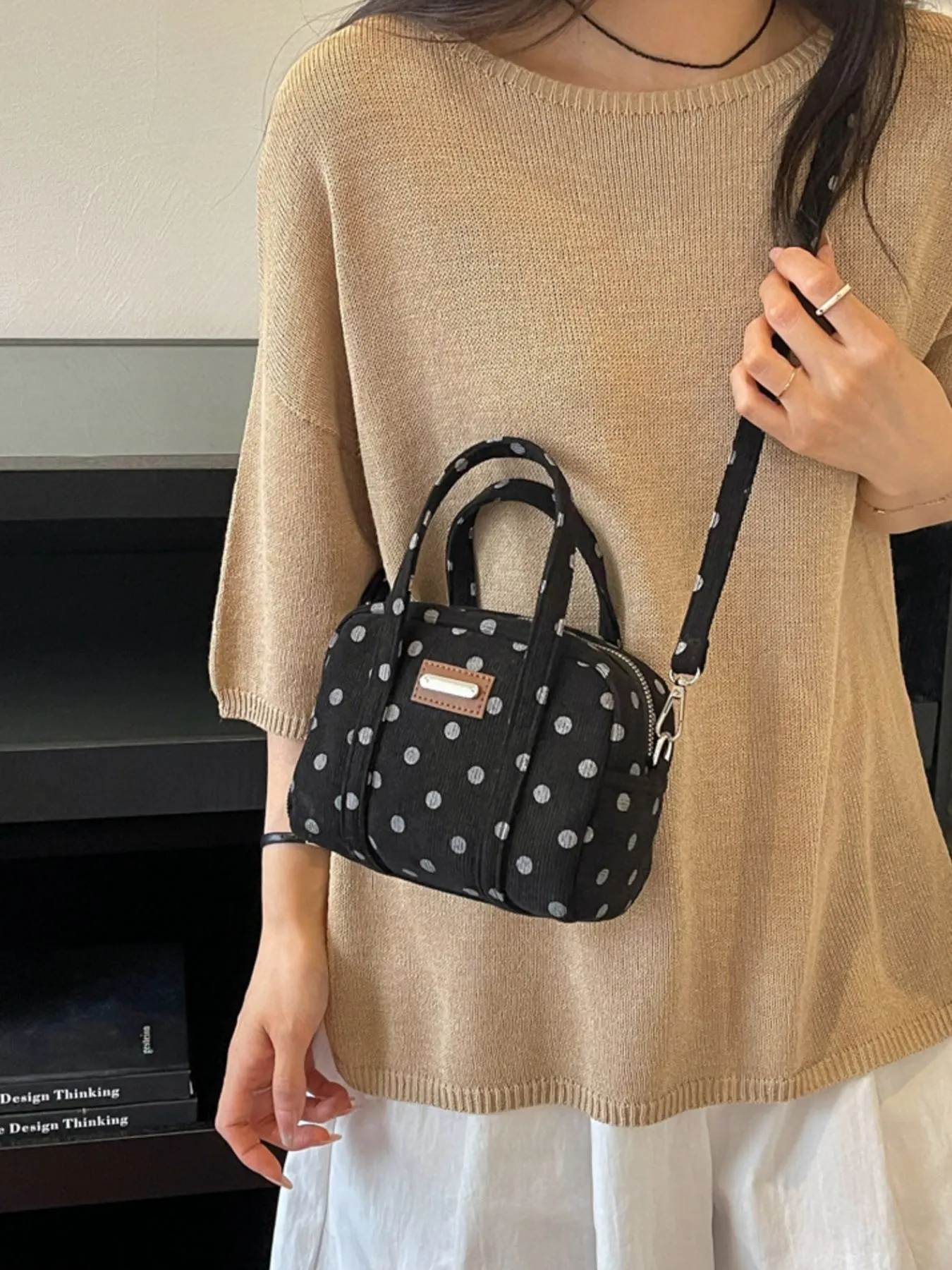Polka Dot Crossbody Bag